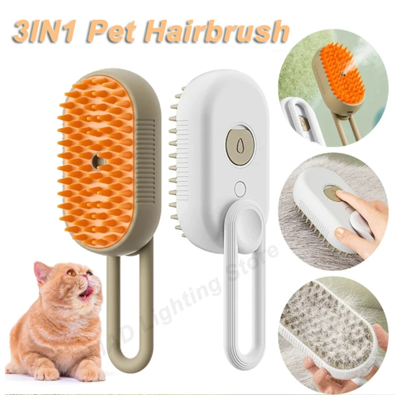 Escova Brush Pet Removedor De Pelos Para Pets 3 Em 1 (Frete Grátis Hoje)